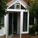 Porch built with hardwood frame and tinted glazing