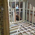 Stud work for wet room carcass