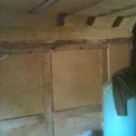 First time plaster in bedroom