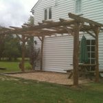 Pergolla from reclaimed oak