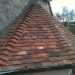 Re- tile hipped bay window roof