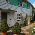 Insulated, new windows, membrane and weather board